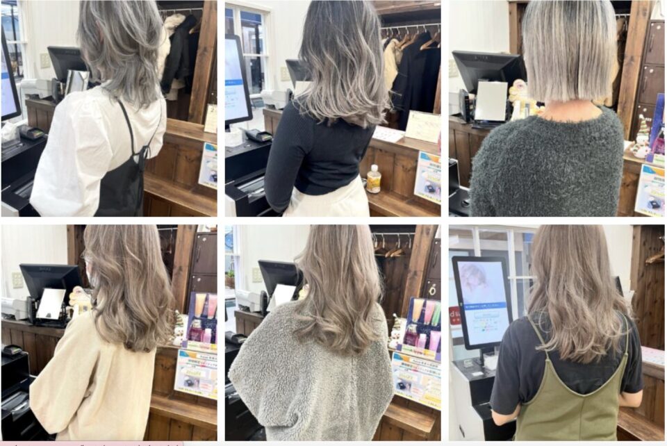 個性的なヘアカラーもお任せください。