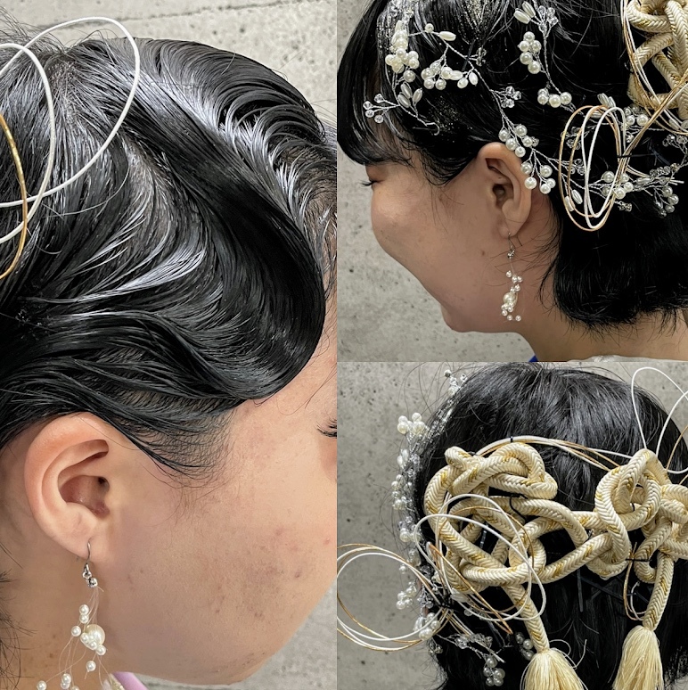特別な日のヘアセットにも自信あり