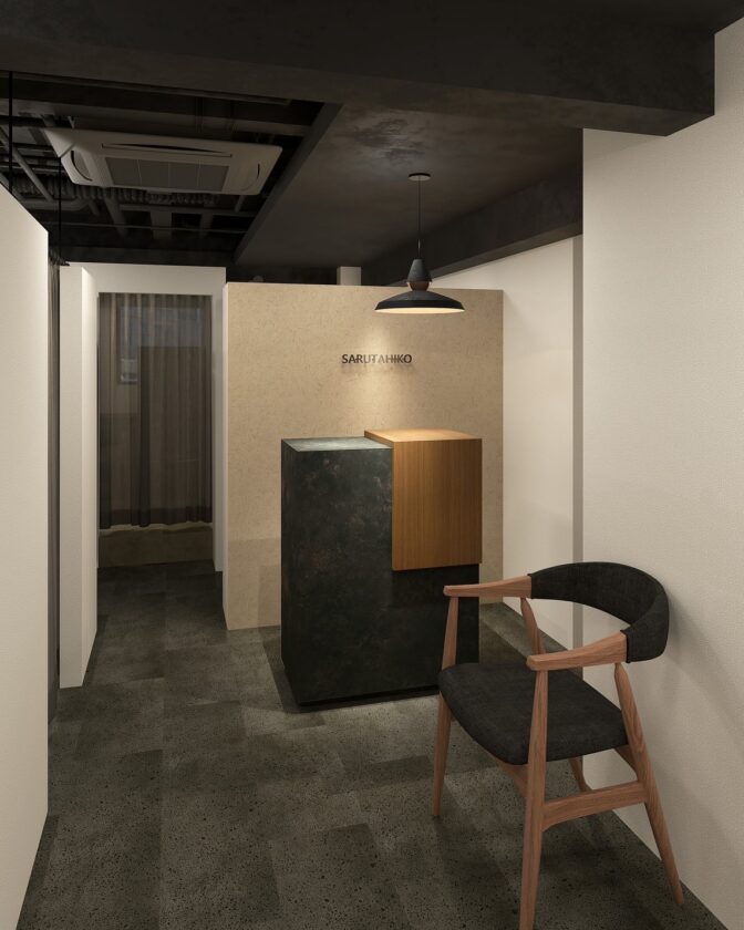 薄毛男性のための薄毛専門バーバーSARUTAHIKO(サルタヒコ)新宿店のエントランスのイメージ画像