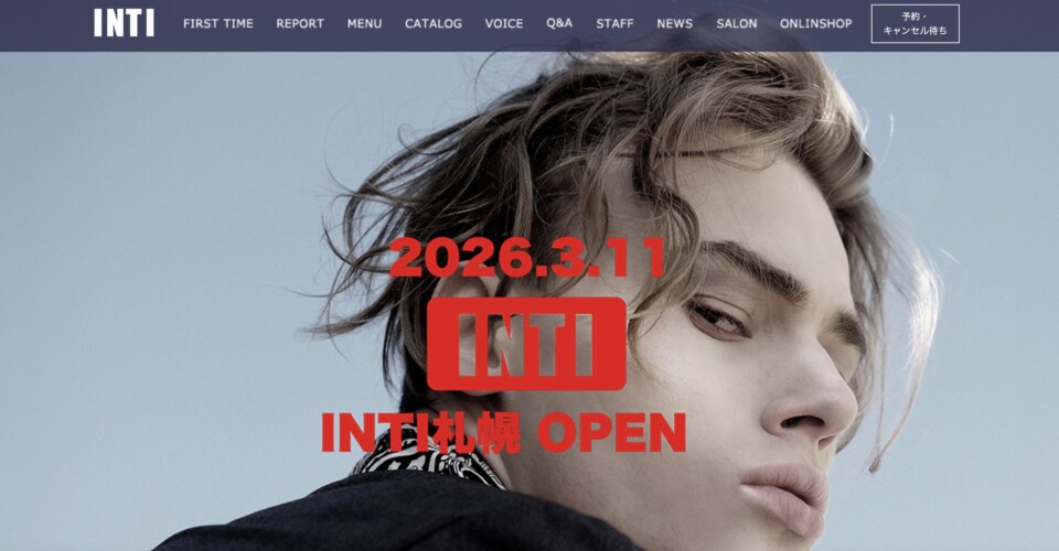 INTI 公式サイト トップページ - 薄毛カット専門理容室(床屋)・美容室ポータル|USUGE BEAUTY INTI 公式サイト トップページ